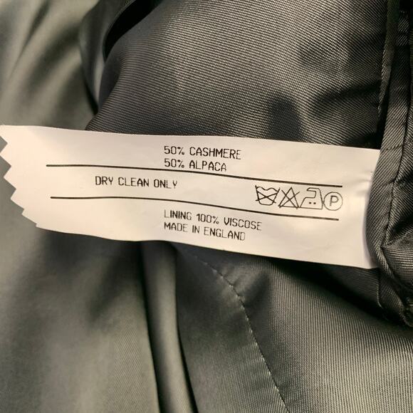 RALPH LAUREN Size 38 Regular Grey Black Heather Notch Lapel Sport Coat - Picture 9 of 9